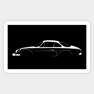 Alpine A110 1300 G Silhouette Magnet